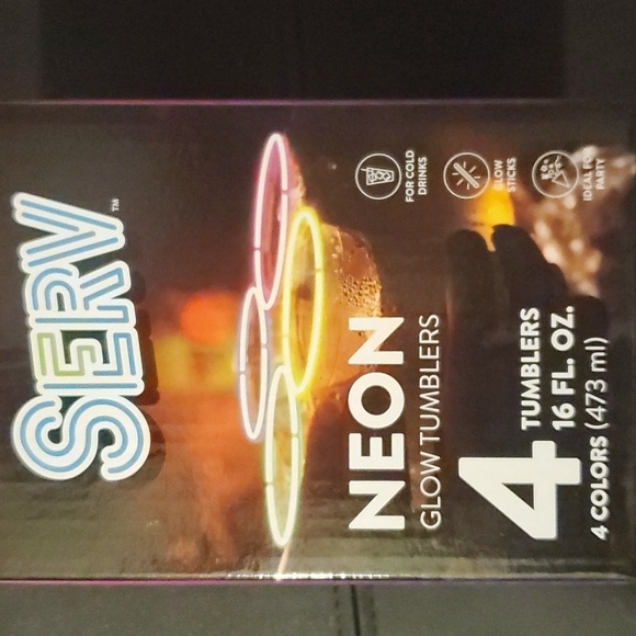 COPY - SERV Neon Glow Tumblers - Picture 1 of 4